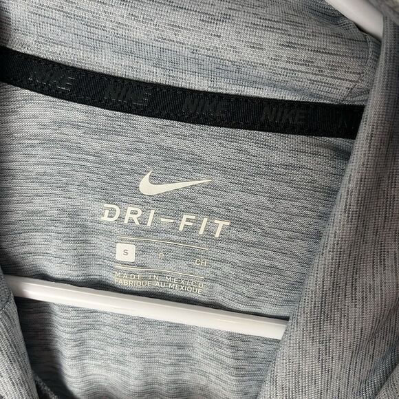 Nike Elite Dri-Fit Basketball Hoodie Wolf Grey Men's Small 165 - Picture 2 of 5